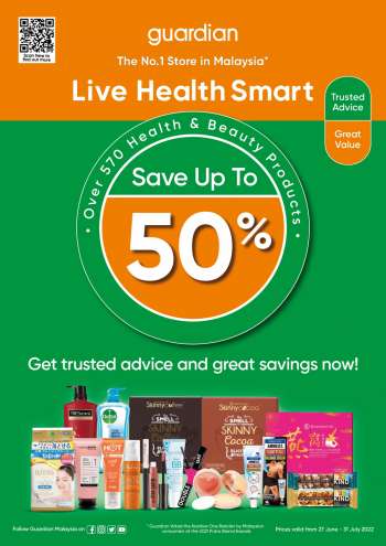 Guardian promotion  - Live Health Smart
