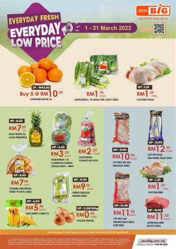 Aeon Big promotion  - Everyday Fresh, Everyday Low Price