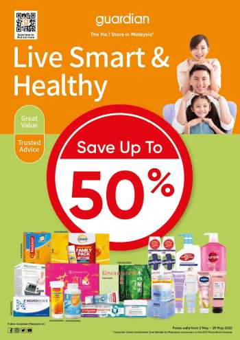 Guardian promotion  - Live Smart and Healthy